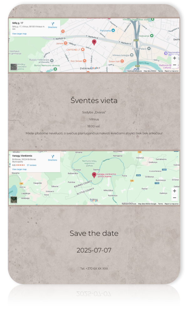 Pakvietimas „Žiedai” - Image 3